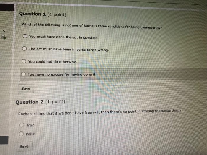 Solved Question 1 (1 point) which of the following is not | Chegg.com