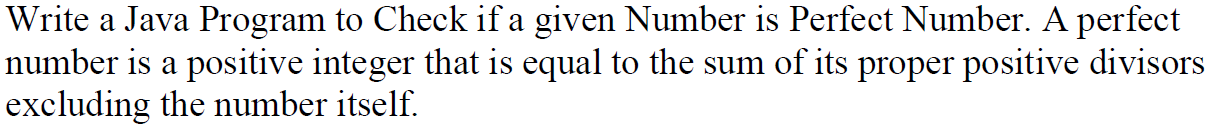 Solved Write a Java Program to Check if a given Number is | Chegg.com