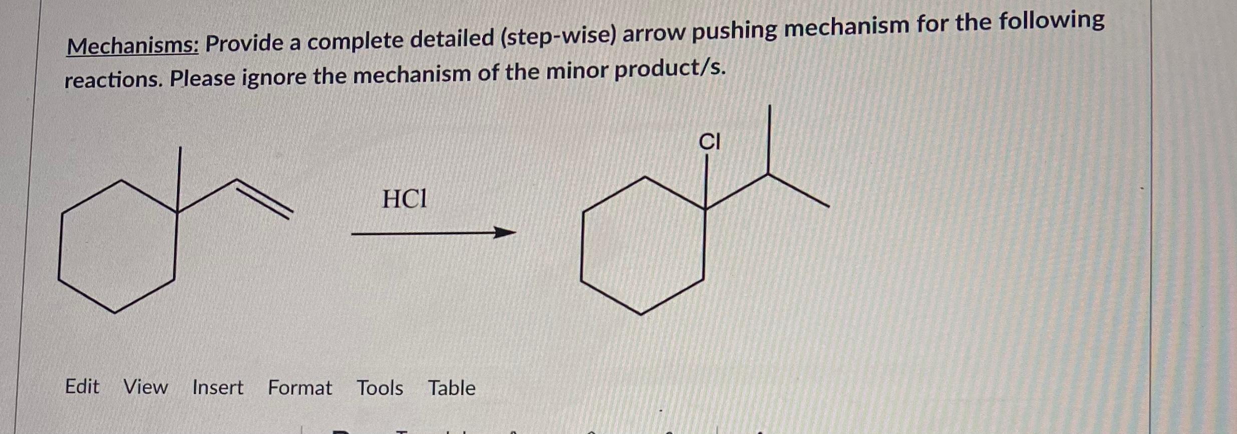 Solved Mechanisms: Provide a complete detailed (step-wise) | Chegg.com