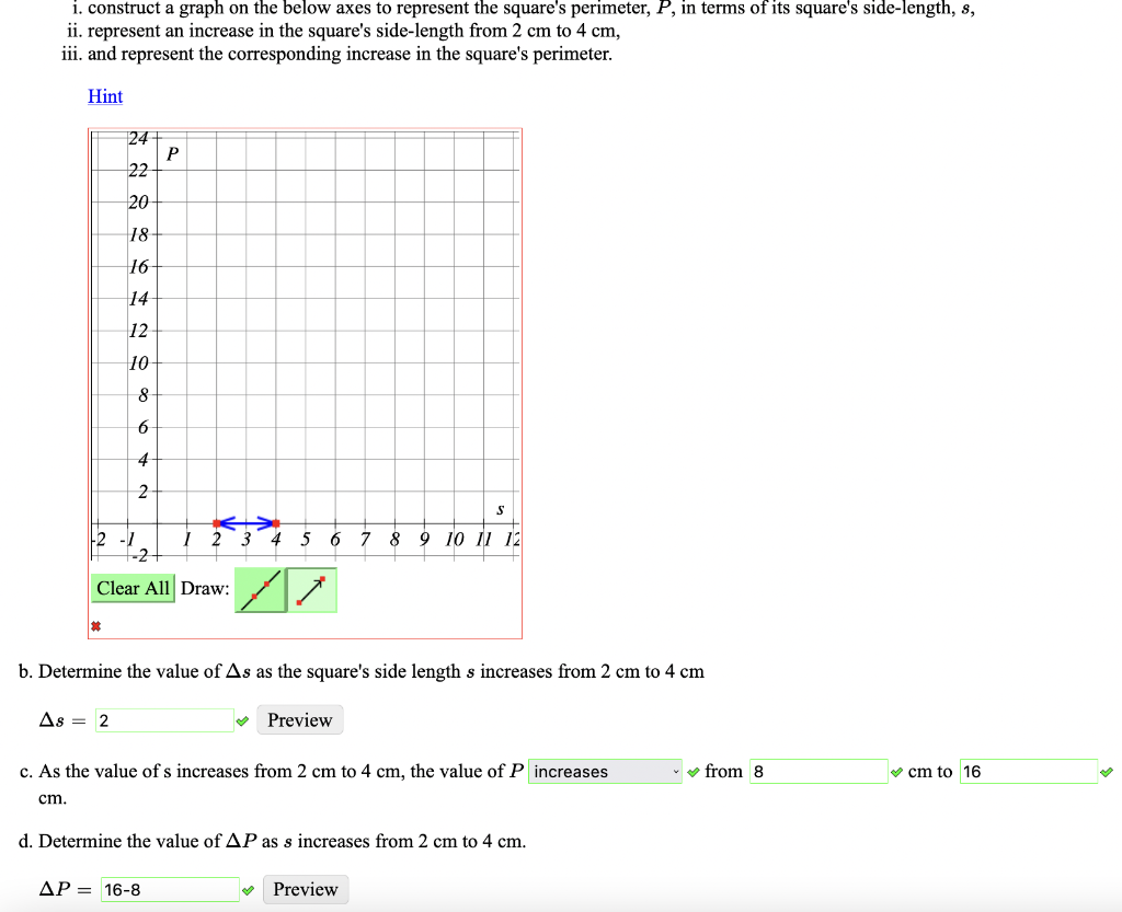 Solved i. construct a graph on the below axes to represent