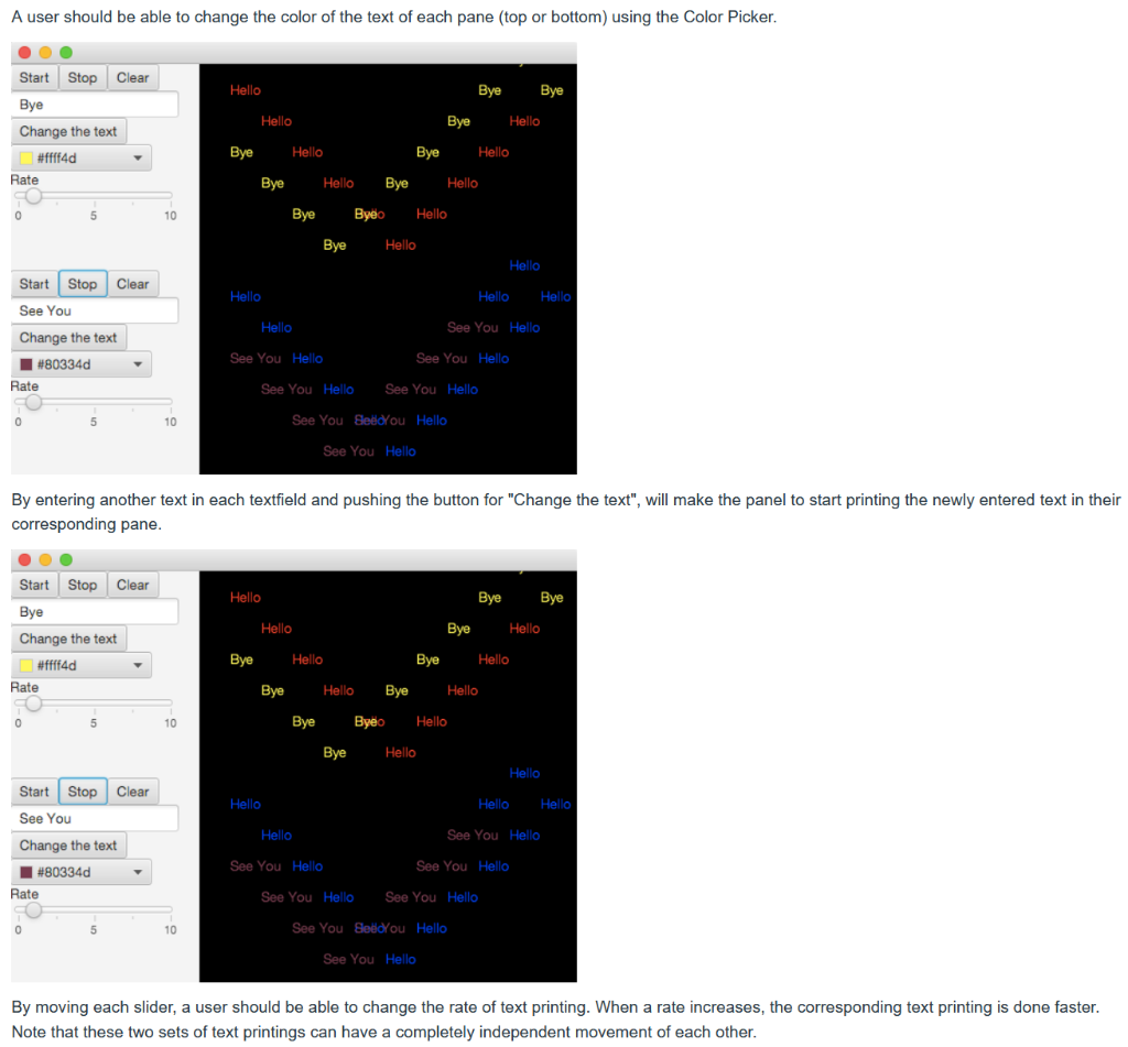 Write a Java program that constructs a Graphical User | Chegg.com