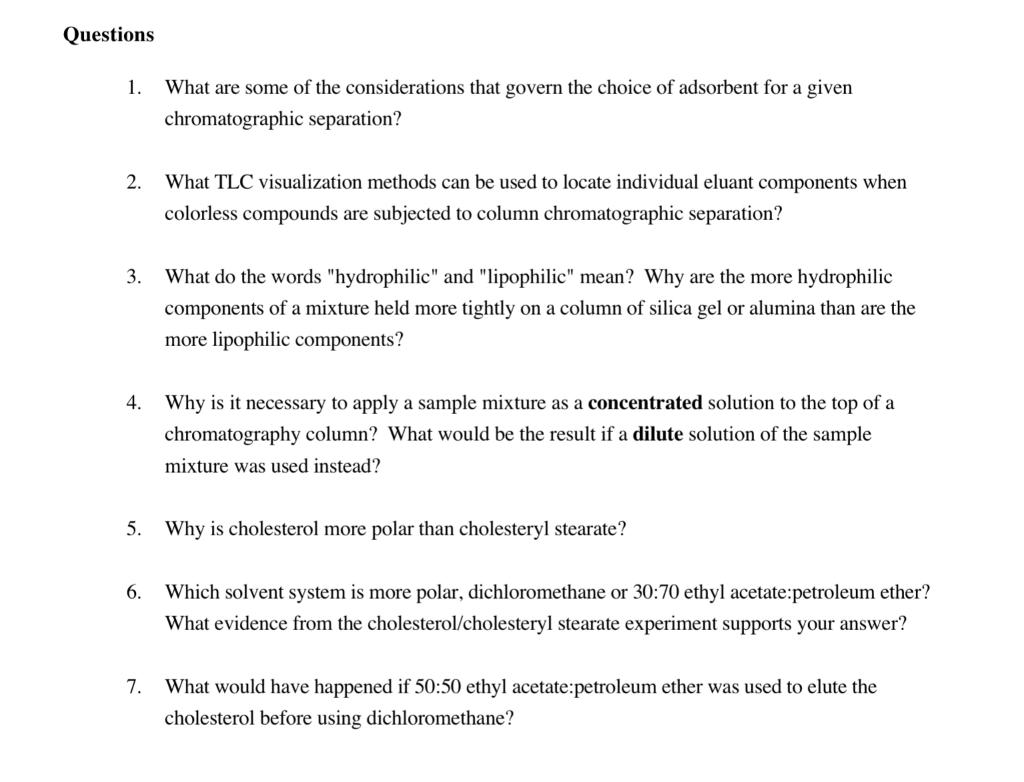 Solved Questions 1 What Are Some Of The Considerations That 6665