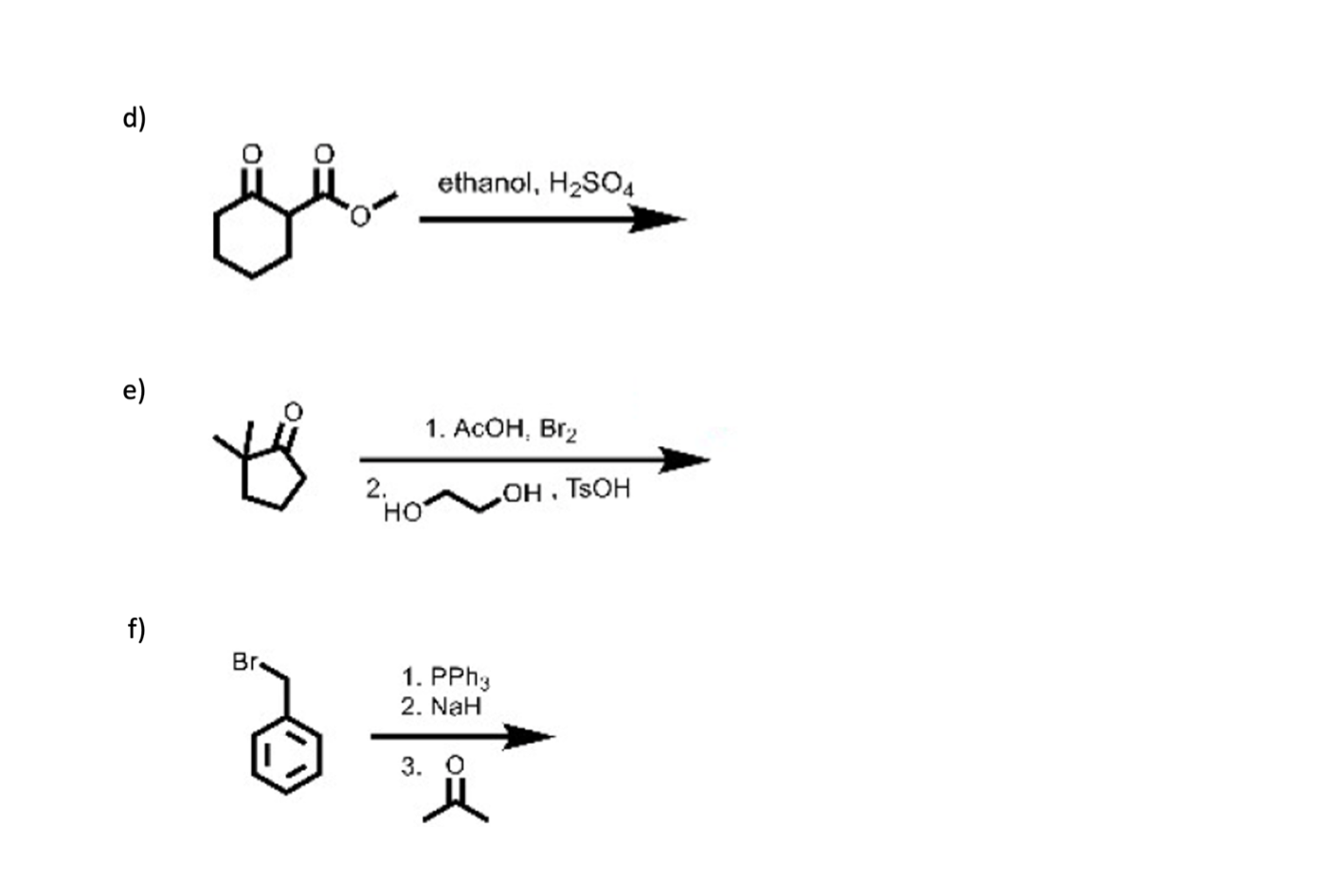 Solved a) H cát. HOA NH2 + Na(CN)BH3 b) MgBr NC more 1. | Chegg.com