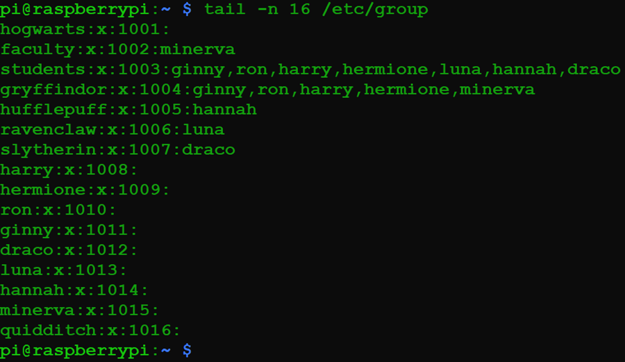 Solved Pi Raspberrypi Tail N 8 Etc Passwd Chegg Com