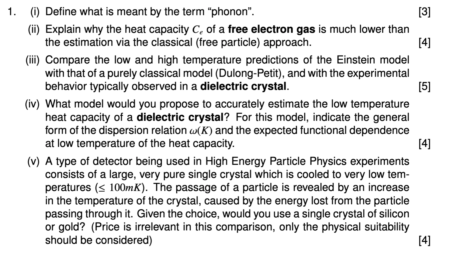 Solved 1 3 4 5 i Define What Is Meant By The Term Chegg