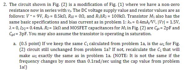 Solved The circuit shown in Fig. (2) is a modification of | Chegg.com