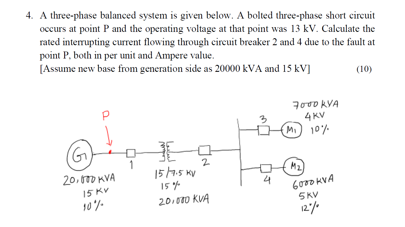 Solved For The 3 Phase Balanced System Below Calculate The Chegg Com