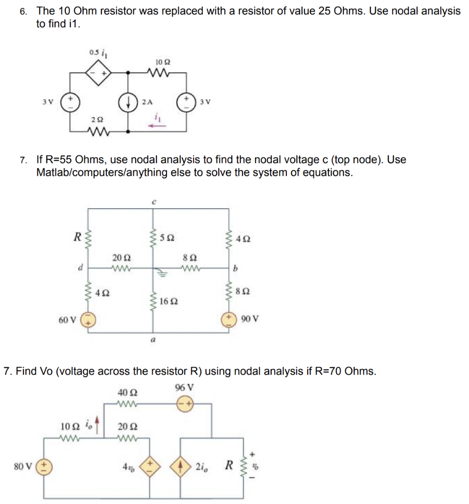 Solved 4. What is the equivalent resistance between nodes c