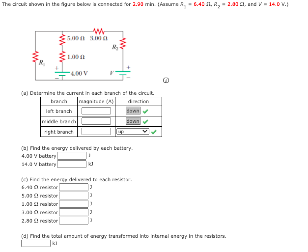 Solved The circuit shown in the figure below is connected | Chegg.com