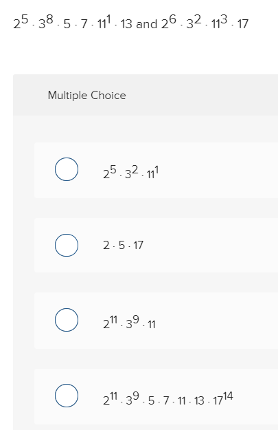 Greatest Common Divisor Worksheets Finding Highest Common Fa