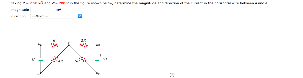 For the circuit shown in the figure, calculate the | Chegg.com