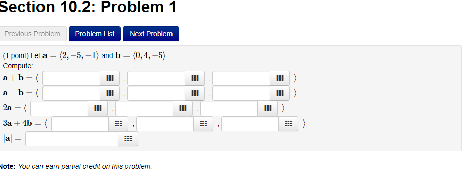 Solved Section 10.2: Problem 1 Previous Problem Problem List | Chegg.com