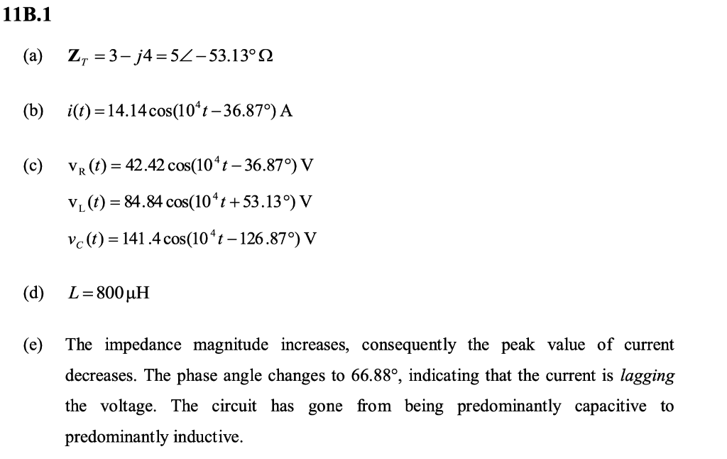 1 Consider The Circuit Shown Below 322 600 Uh I T Chegg Com