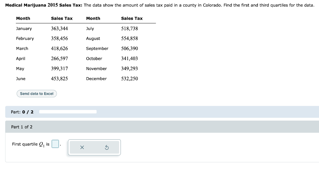 Solved First quartile Q1 is | Chegg.com