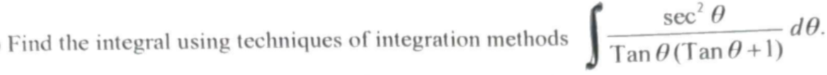 Solved Find the integral using techniques of integration | Chegg.com