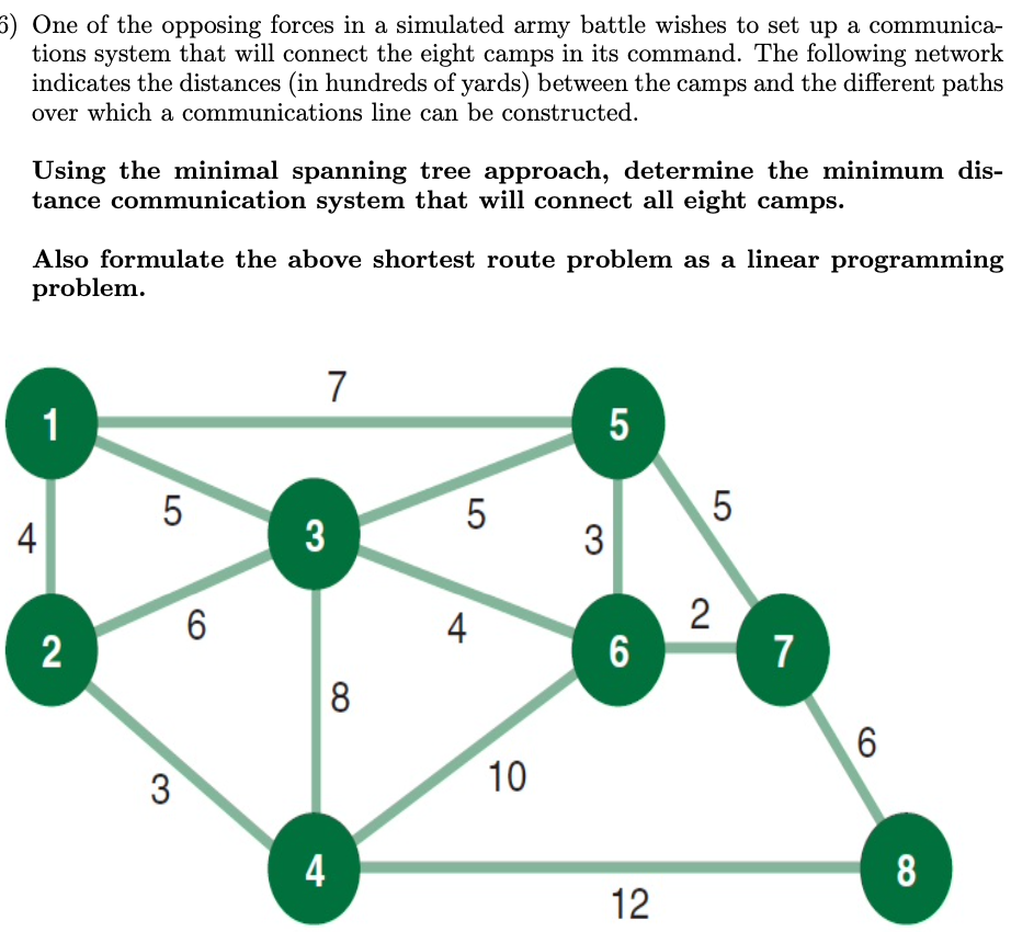 Solved 6) One of the opposing forces in a simulated army | Chegg.com