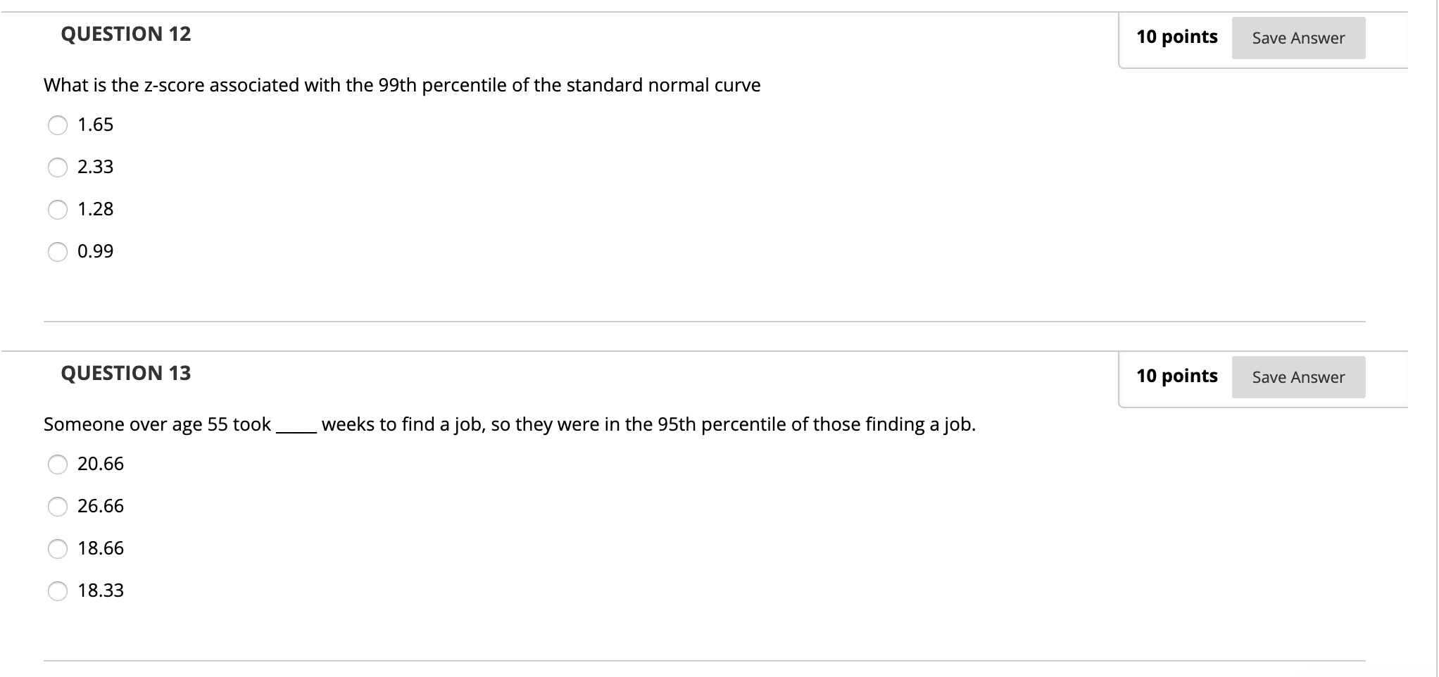 Solved QUESTION 6 10 points Save Answer The probability that | Chegg.com