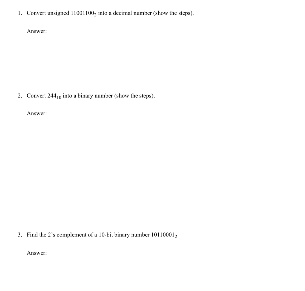 solved-1-convert-unsigned-110011002-into-a-decimal-number-chegg