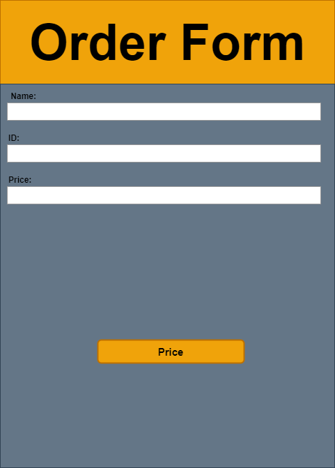 Solved Build the Java GUI in Repl.it. using the Order | Chegg.com