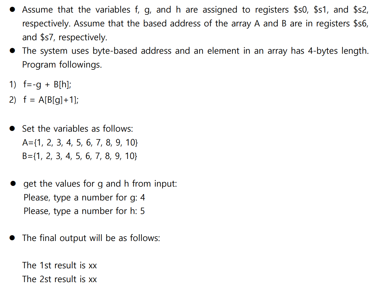 Solved Assume that the variables f, g, and h are assigned to | Chegg.com