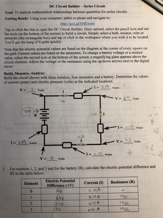 Dc Circuit Builder Parallel Circuit Answer Key