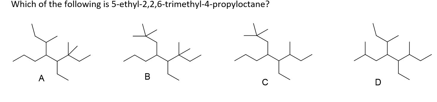 Solved Which Is The Correct Iupac Name For The Alkane Bel Chegg Com