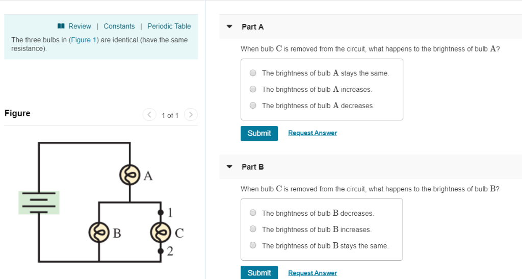 Solved ReviewConstants Periodic Table Part A The three