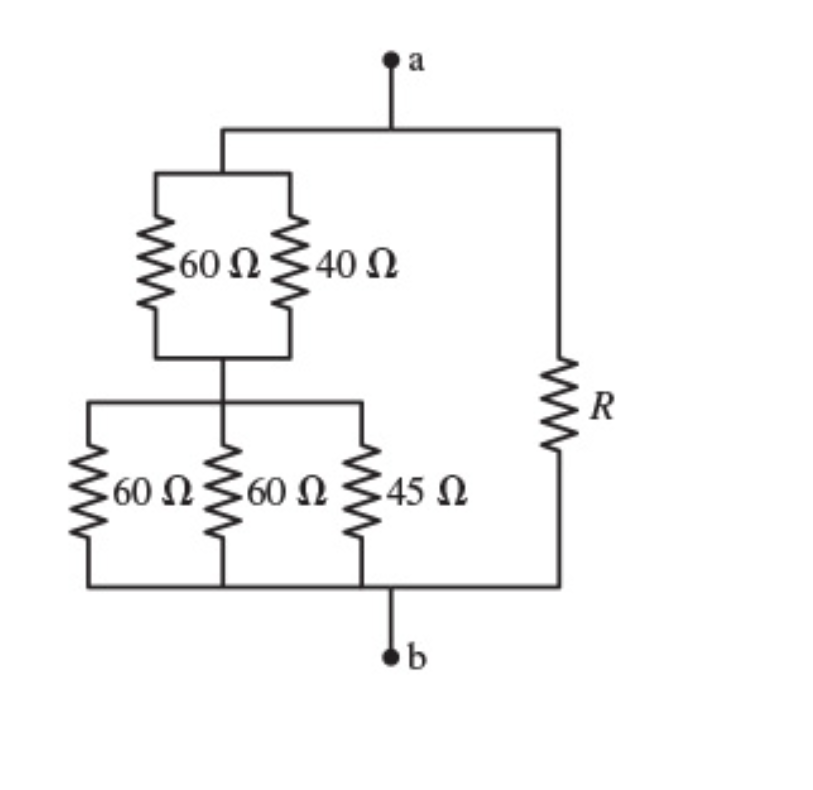 Solved Suppose that R = 63 Ω .What is the equivalent | Chegg.com