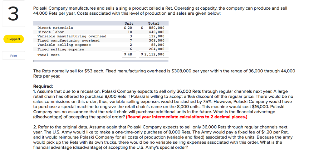 solved-polaski-company-manufactures-and-sells-a-single-chegg