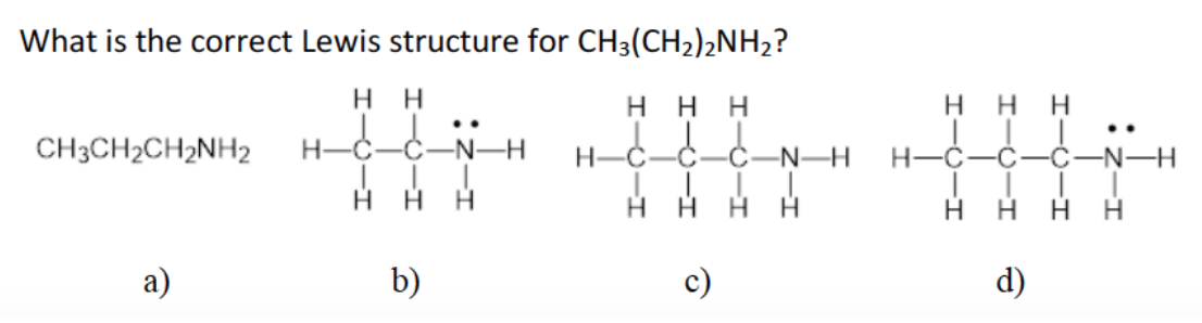lewis structures for ch ch2 ch2