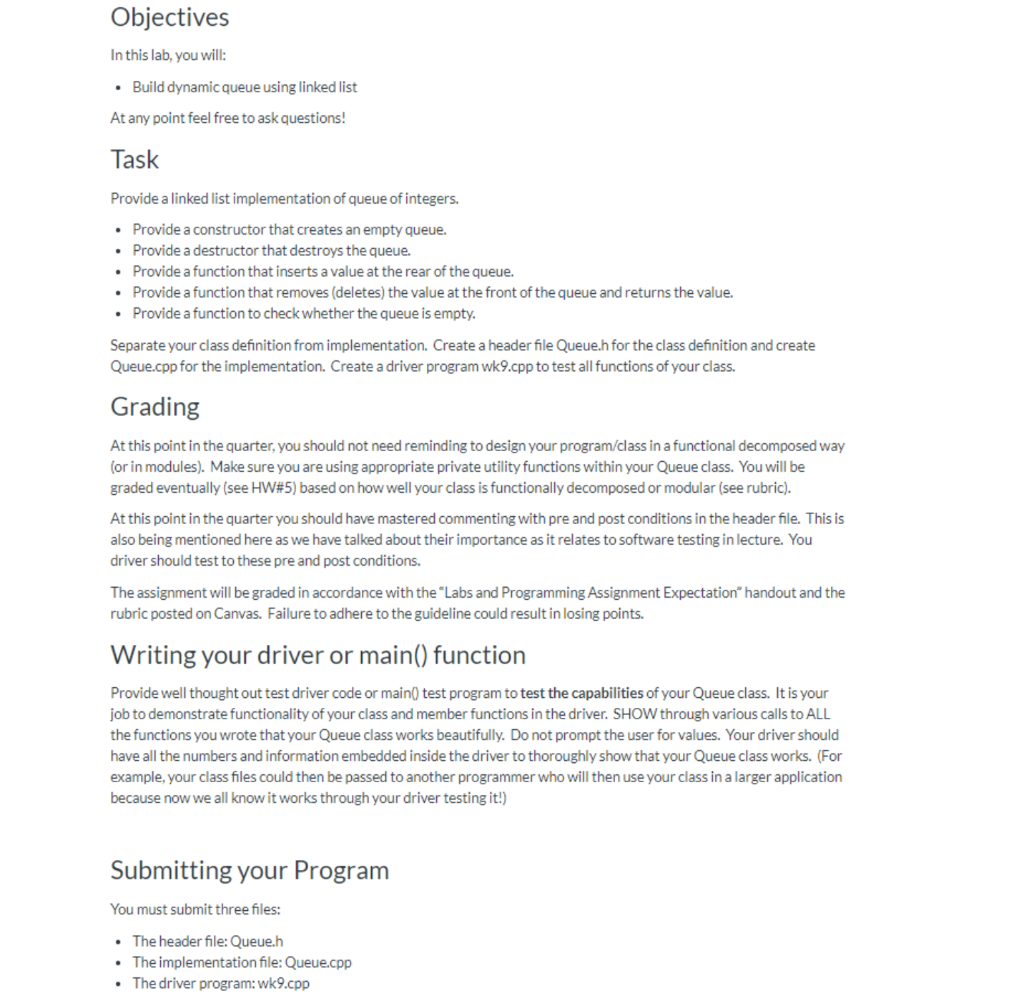 Solved Objectives In this lab, you will: • Build dynamic | Chegg.com