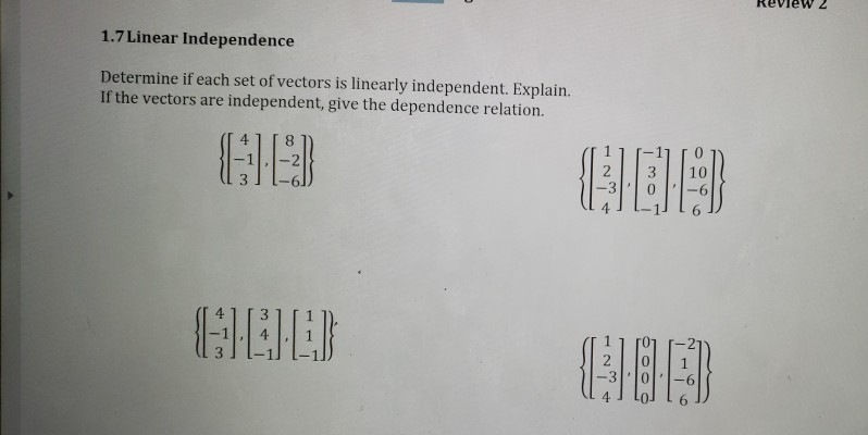 Solved from linear algebra and its application 2318 just do | Chegg.com