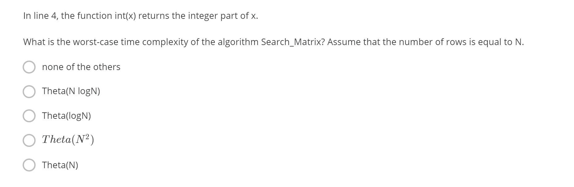 Solved 9. Consider a matrix M of Rrows and C columns. The | Chegg.com