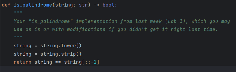 Solved Precondition: will contain at least one word. | Chegg.com