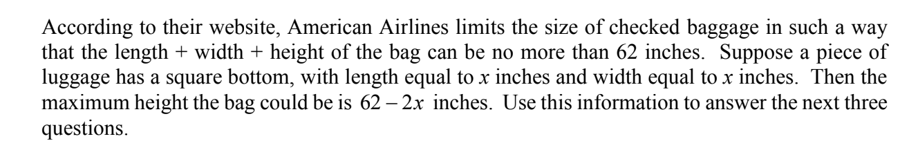 american airlines questions about baggage