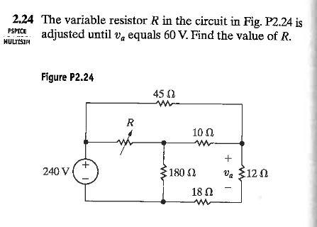 Solved 2.21 The current i, in the circuit in Fig. P2.21 is 1 | Chegg.com