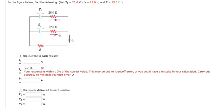 Solved In The Figure Below, Find The Following. (let ε1-25.0 