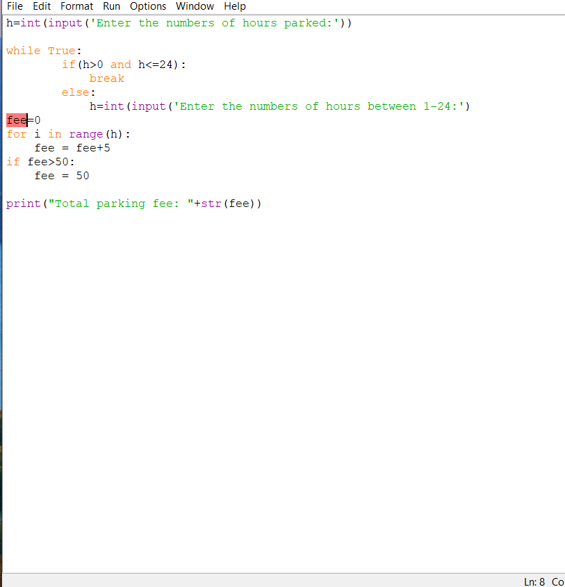 Solved What is wrong with my code? Hi, I'm trying to | Chegg.com