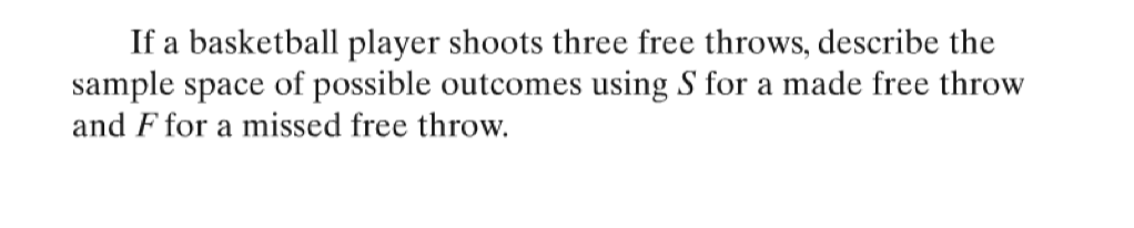 Solved If A Basketball Player Shoots Three Free Throws Chegg Solved If A Basketball Player Shoots Three Free Throws Chegg