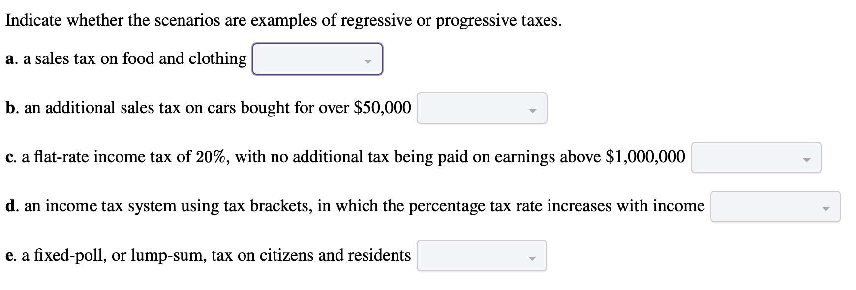 Solved Indicate whether the scenarios are examples of