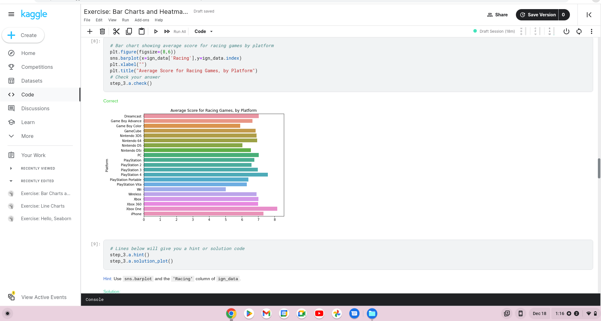 Solved Run the next cell to import and configure the Python | Chegg.com