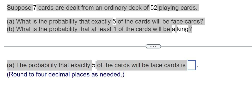 face cards in probability class 10