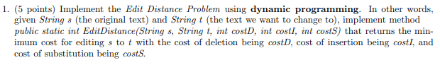 Solved Please do in the JAVA programming lanugage. Also | Chegg.com