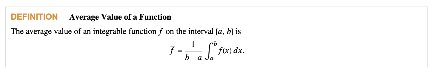 Solved Use the definition of the average value of a function | Chegg.com
