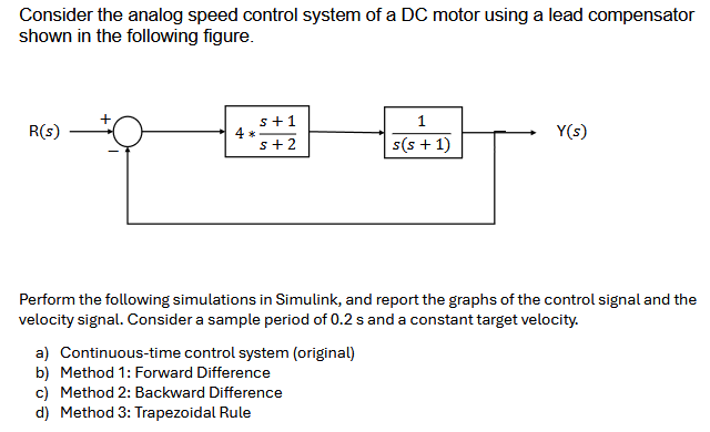 Perform the following simulations in Simulink, and | Chegg.com