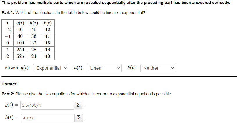 Solved This problem has multiple parts which are revealed | Chegg.com