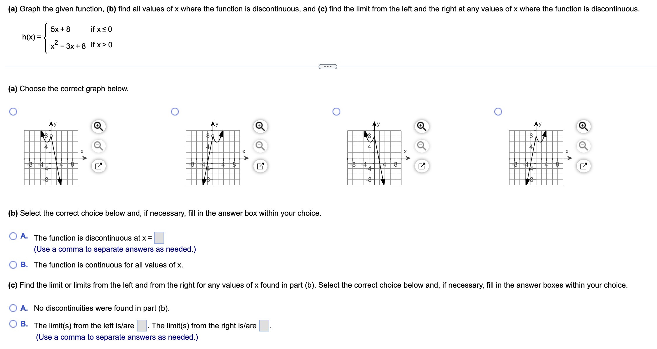 Solved (a) Graph The Given Function, (b) Find All Values Of | Chegg.com