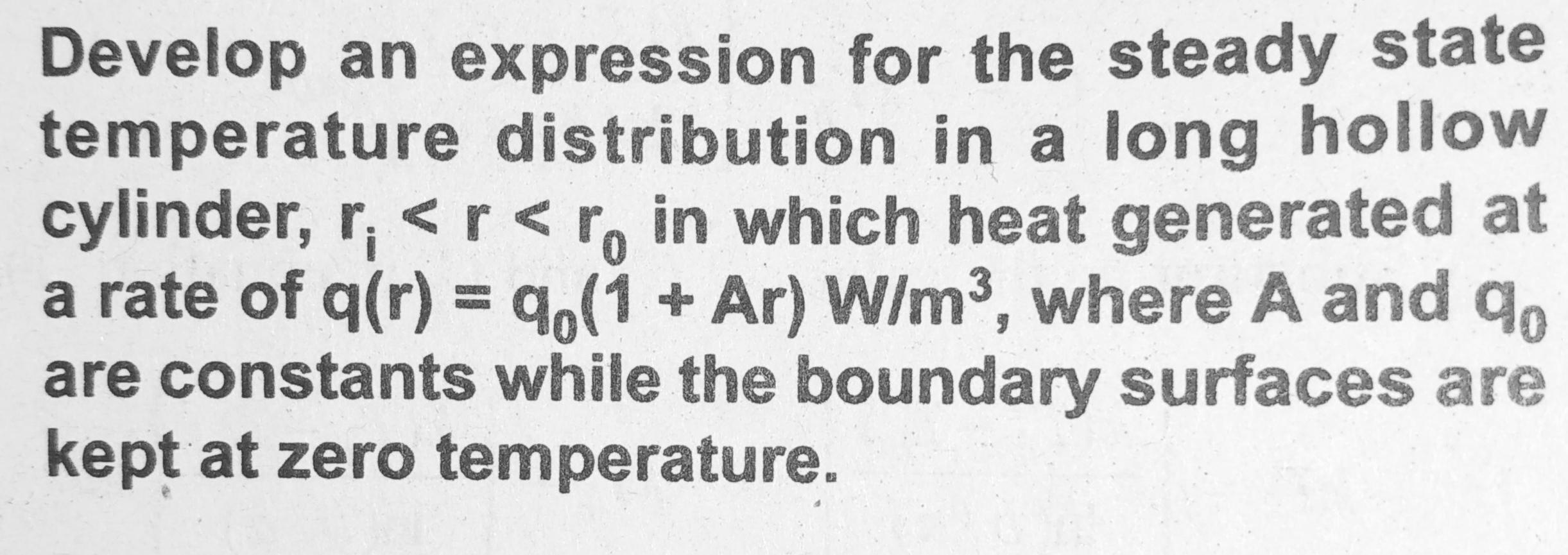 Solved Develop an expression for the steady state | Chegg.com