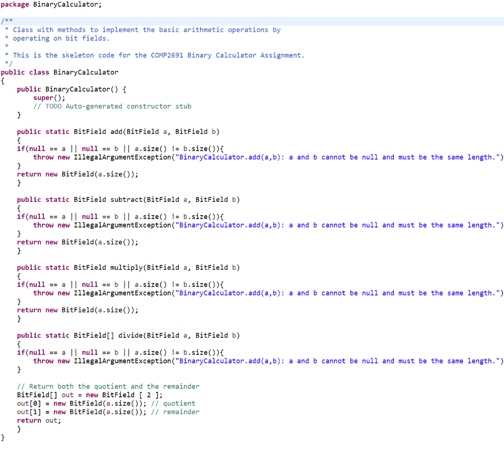 Overview In this assignment you will implementa Java | Chegg.com