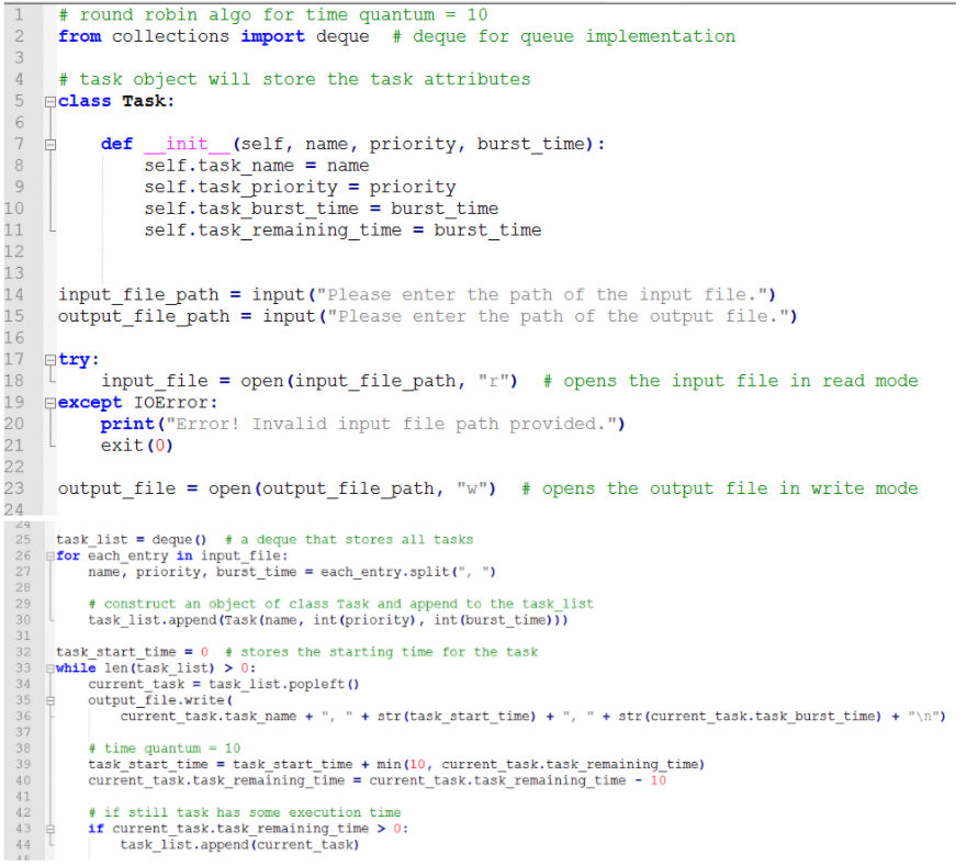 Solved convert this python to c class Task: def | Chegg.com